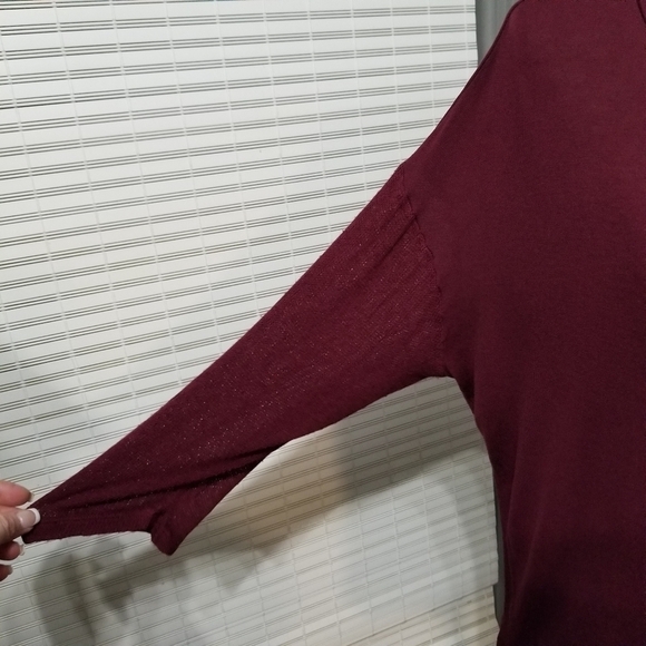 ✨ Lane Bryant Jersey Tee With Knit Inset & Sleeve - Picture 5 of 6